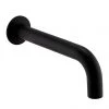 Arezzo Matt Black Wall Mounted Bath Spout -Contemporary Taps Sales Store AZ140MB p