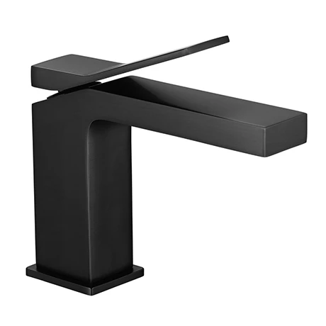 Arezzo Leva Mono Basin Mixer Tap Matt Black 3 Arezzo Leva Mono Basin Mixer Tap Matt Black