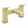 Arezzo Leva Bath Filler Tap Brushed Brass 2 Arezzo Leva Bath Filler Tap Brushed Brass -Contemporary Taps Sales Store AZ745BB p