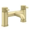 Arezzo Fluted Round Brushed Brass Bath Filler Tap 1 Arezzo Fluted Round Brushed Brass Bath Filler Tap -Contemporary Taps Sales Store AZ7TBBF lrg 670