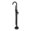 Arezzo Matt Black Freestanding Bath Tap with Shower Mixer -Contemporary Taps Sales Store AZFSBLK PROD