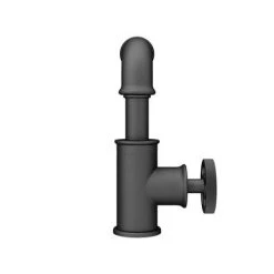 Arezzo Matt Black Industrial Style Side Tap Head Basin Mixer 12 Arezzo Matt Black Industrial Style Side Tap Head Basin Mixer -Contemporary Taps Sales Store AZISBK01A d5 460