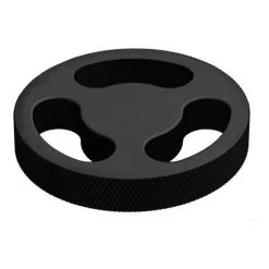 Arezzo Matt Black Industrial Style Bath Filler -Contemporary Taps Sales Store AZISBK03 detail1 460