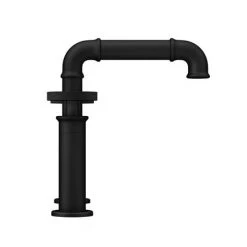 Arezzo Matt Black Industrial Style Bath Filler -Contemporary Taps Sales Store AZISBK03 n d3 460
