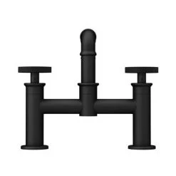 Arezzo Matt Black Industrial Style Bath Filler -Contemporary Taps Sales Store AZISBK03 n d4 460