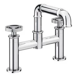 Arezzo Chrome Industrial Style Bath Filler 9 Arezzo Chrome Industrial Style Bath Filler -Contemporary Taps Sales Store AZISCH03 d2 460