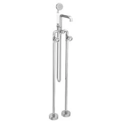 Arezzo Chrome Industrial Style Freestanding Bath Shower Mixer Tap 11 Arezzo Chrome Industrial Style Freestanding Bath Shower Mixer Tap -Contemporary Taps Sales Store AZISCH05 n d2 460