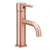 Arezzo Round Rose Gold Basin Mono Mixer Tap -Contemporary Taps Sales Store AZRGMBT n p