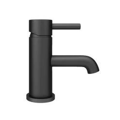 Arezzo Round Matt Black Tap Package (Bath + Basin Tap) -Contemporary Taps Sales Store AZRTPK d3 460