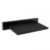Arezzo Matt Black Slimline Waterfall Wall Mounted Bath Spout -Contemporary Taps Sales Store AZSPTWF p