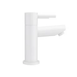 Arezzo Round Matt White Bath Filler Tap -Contemporary Taps Sales Store AZWHTBF d2 460