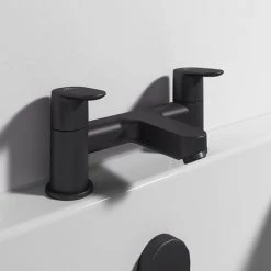 Ideal Standard Cerafine O Silk Black Dual Control Bath Filler -Contemporary Taps Sales Store BC707XG D2 460