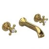 Hudson Reed Brass Topaz 3TH Crosshead Wall Mounted Basin Mixer - BC817HX 2 Hudson Reed Brass Topaz 3TH Crosshead Wall Mounted Basin Mixer - BC817HX -Contemporary Taps Sales Store BC817HX p