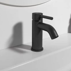 Ideal Standard Ceraline Silk Black Basin Mixer -Contemporary Taps Sales Store BD136XG D2 460