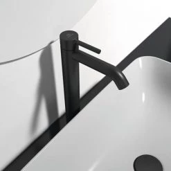 Ideal Standard Ceraline Silk Black Single Lever Tall Basin Mixer -Contemporary Taps Sales Store BD365XG D3 460