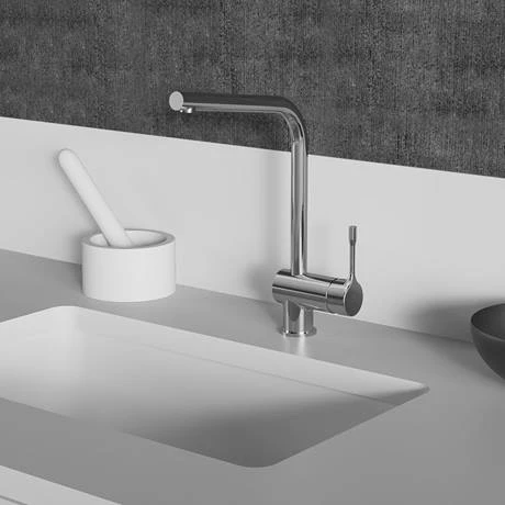 Ideal Standard Ceralook Chrome Single Lever L-Shape Spout Kitchen Mixer 6 Ideal Standard Ceralook Chrome Single Lever L-Shape Spout Kitchen Mixer - Image 4