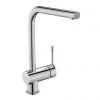 Ideal Standard Ceralook Chrome Single Lever L-Shape Spout Kitchen Mixer -Contemporary Taps Sales Store BD572AA P