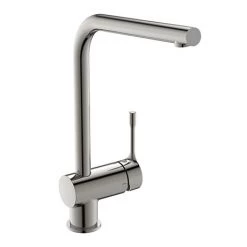 Ideal Standard Ceralook Silver Storm Single Lever L-Shape Spout Kitchen Mixer