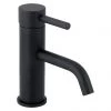 BagnoDesign M-Line Matt Black Mono Basin Mixer -Contemporary Taps Sales Store BDM MLI 301S BK P