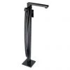 BagnoDesign Zephyr Matt Black Freestanding Bath Shower Mixer (Excluding Handset) -Contemporary Taps Sales Store BDM ZEP 328 MB P