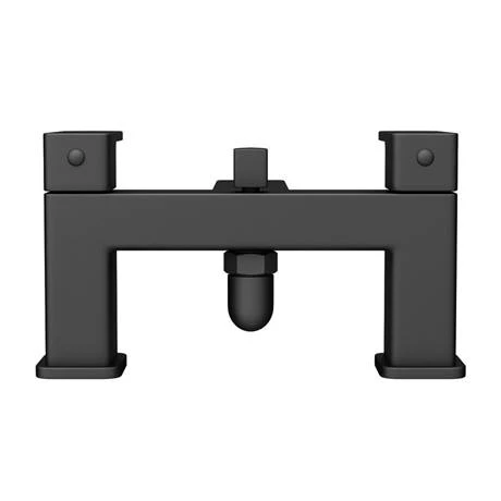 Toreno Modern Black Chrome Bath Shower Mixer Tap incl. Overhead Rainfall Shower Head 7 Toreno Modern Black Chrome Bath Shower Mixer Tap incl. Overhead Rainfall Shower Head - Image 5