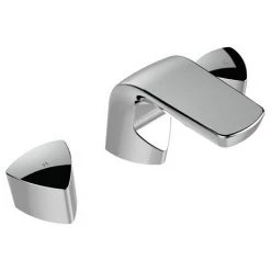 Bristan Bright 3 Hole Basin Mixer with Clicker Waste -Contemporary Taps Sales Store BRG 3HBAS C D4 460