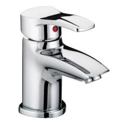 Bristan Capri Contemporary Basin Mixer with Pop-Up Waste - Chrome - CAP-BAS-C
