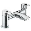 Bristan Capri Contemporary Pillar Bath Filler - Chrome - CAP-BF-C -Contemporary Taps Sales Store Bristan Capri Bath Filler P