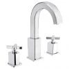 Bristan Cascade 3 Hole Basin Mixer with Clicker Waste 2 Bristan Cascade 3 Hole Basin Mixer with Clicker Waste -Contemporary Taps Sales Store CAS 3HBAS C PN