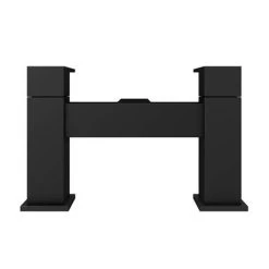 Arezzo Square Matt Black Bath Filler Tap -Contemporary Taps Sales Store CAS10BLK n d3 460