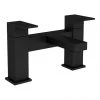 Arezzo Square Matt Black Bath Filler Tap -Contemporary Taps Sales Store CAS10BLK prod