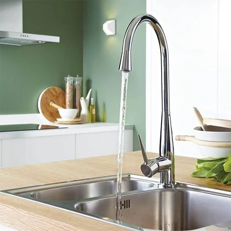 Bristan - Champagne Easy Fit Monobloc Kitchen Sink Mixer - CHM-EFSNK-C 6 Bristan - Champagne Easy Fit Monobloc Kitchen Sink Mixer - CHM-EFSNK-C - Image 4