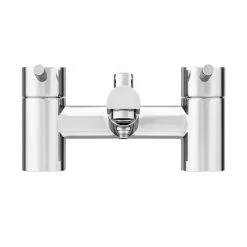 Cruze Contemporary Bath Shower Mixer with Shower Kit - Chrome -Contemporary Taps Sales Store CRU004 D5 460