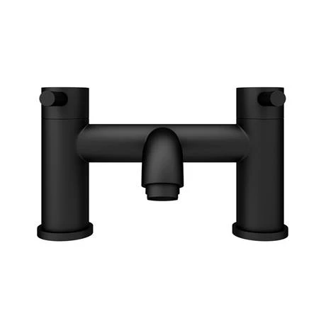 Arezzo Round Matt Black Bath Filler Tap 6 Arezzo Round Matt Black Bath Filler Tap - Image 4