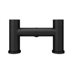 Arezzo Round Matt Black Bath Filler Tap 12 Arezzo Round Matt Black Bath Filler Tap -Contemporary Taps Sales Store CRU10BLK n d3 460