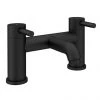 Arezzo Round Matt Black Bath Filler Tap 1 Arezzo Round Matt Black Bath Filler Tap -Contemporary Taps Sales Store CRU10BLK prod