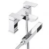 Cast Bath Shower Mixer Tap with Shower Kit - Chrome 2 Cast Bath Shower Mixer Tap with Shower Kit - Chrome -Contemporary Taps Sales Store Cast Bath Shower Mixer with Shower Kit n p