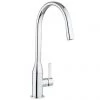 Crosswater Svelte Side Lever Kitchen Mixer - SE714DC -Contemporary Taps Sales Store Crosswater Svelte Side Lever Kitchen Mixer SE714DC p