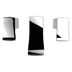 Bristan Descent 3 Hole Basin Mixer with Clicker Waste -Contemporary Taps Sales Store DSC 3HBAS C D3 460