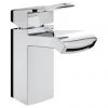 Bristan Descent Mono Basin Mixer with Clicker Waste -Contemporary Taps Sales Store DSC BAS C PN