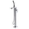Bristan Descent Floor Standing Bath Shower Mixer -Contemporary Taps Sales Store DSC FSBSM C PN