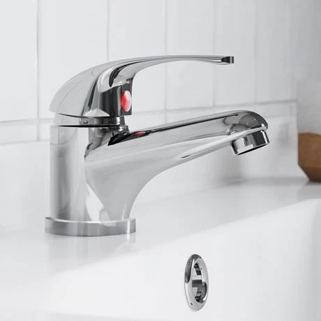 Modern Single Lever Basin Tap - Chrome - DTY305 4 Modern Single Lever Basin Tap - Chrome - DTY305 - Image 2