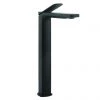 Crosswater Glide II Matt Black Tall Mono Basin Mixer - GD112DNM -Contemporary Taps Sales Store GD112DNM P