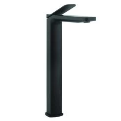 Crosswater Glide II Matt Black Tall Mono Basin Mixer - GD112DNM