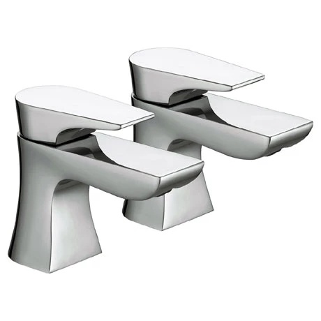 Bristan - Hourglass Contemporary Basin Taps - Chrome - HOU-1/2-C 3 Bristan - Hourglass Contemporary Basin Taps - Chrome - HOU-1/2-C