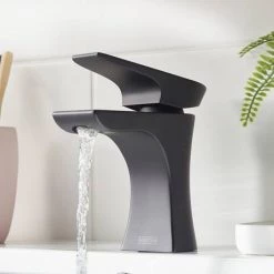 Bristan Hourglass Black Mono Basin Mixer with Clicker Waste 9 Bristan Hourglass Black Mono Basin Mixer with Clicker Waste -Contemporary Taps Sales Store HOU BAS BLK D1 460