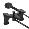 Bristan Hourglass Black Bath Shower Mixer -Contemporary Taps Sales Store HOU BSM BLK P