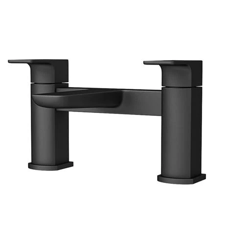 Mileto Matt Black Bath Filler Tap 7 Mileto Matt Black Bath Filler Tap - Image 5
