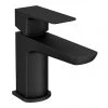 Mileto Matt Black Cloakroom Mini Basin Mixer Tap -Contemporary Taps Sales Store M07BLK np