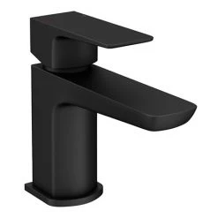 Mileto Matt Black Cloakroom Mini Basin Mixer Tap